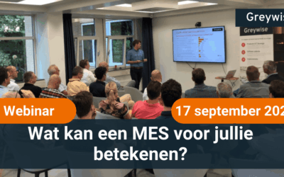 17 september 2020 – Wat kan een MES voor jullie betekenen? (Webinar)