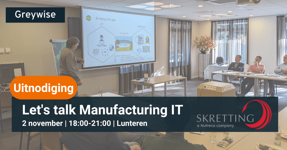 Let’s talk manufacturing IT Let's talk manufacturing IT