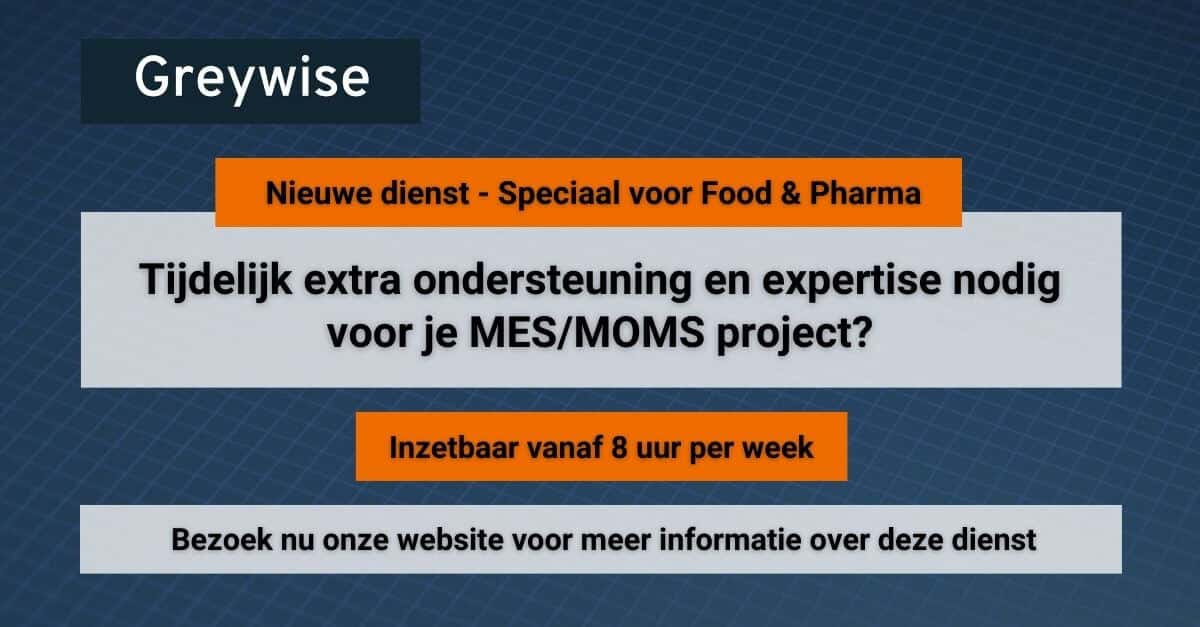 MOMS MES Ondersteuning Support MOMS MES Ondersteuning Support